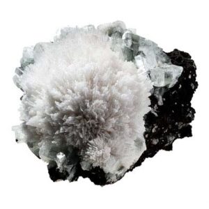 Коллекционный минерал — сколецит Месторождение Пуна, Индия