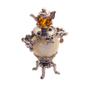 Самовар «Большой» янтарь