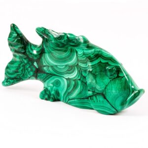 Фигурка «Рыба», камень малахит, 55 мм