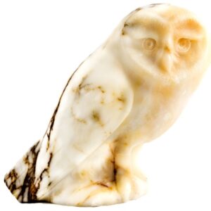 Статуэтка «Сова», драгоценный камень Ангидрид