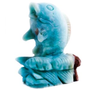 Фигурка «Рыба», камень амазонит, 80 мм