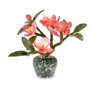 Бонсай «Маленький» Камень змеевик, флюорит