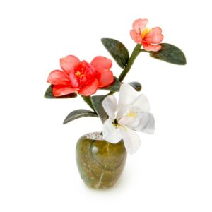 Бонсай «Средний» Камень змеевик, флюорит