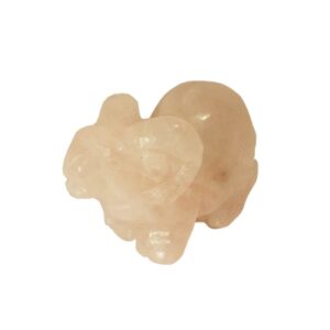 Фигурка  «Барашек»,камень розовый кварц