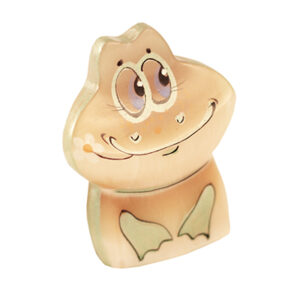 Сувенир «Лягушка Ляля» камень селенит