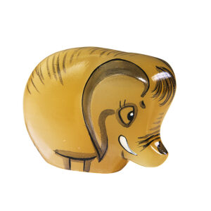 Фигурка из натурального камня «Слоник Малыш» Драгоценный камень селенит