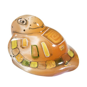 Фигурка из натурального камня «Черепашка» Драгоценный камень селенит