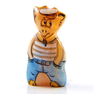 Фигурка из камня Козёл «Моряк» Драгоценный камень селенит