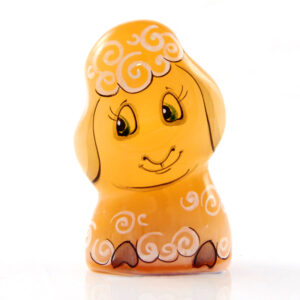 Фигурка из натурального камня Овечка «Маруся» Драгоценный камень селенит