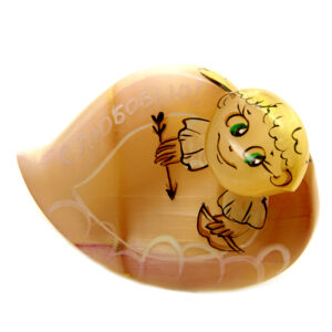 Фигурка «Амур» из камня селенит