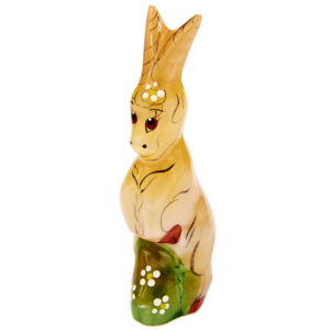 Фигурка из натурального камня «Коза» Драгоценный камень селенит