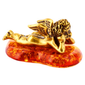 Фигурка «Амур» янтарь