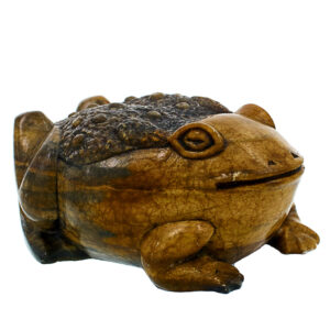 Статуэтка из натурального камня «Лягушка» Драгоценный камень кальцит