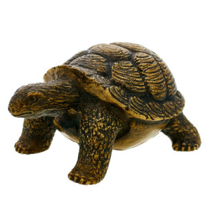 Статуэтка из натурального камня «Черепаха» Драгоценный камень кальцит