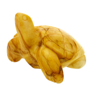 Фигурка из камня «Черепаха» Драгоценный камень ангидрит