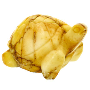 Фигурка из камня «Черепаха» Драгоценный камень ангидрит