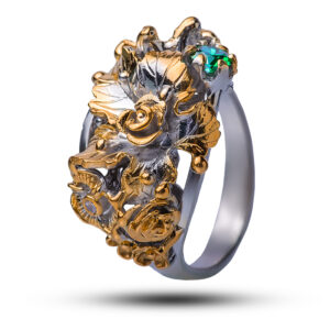 Кольцо «Для любимой» натуральный камень фианит