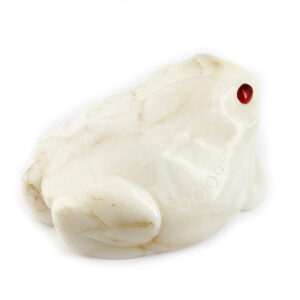 Фигурка «Жаба» Камень ангидрит