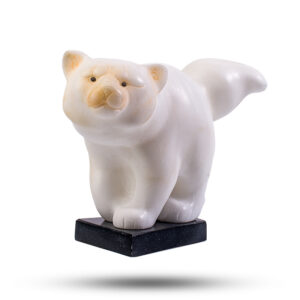 Фигурка «Кот» Камень ангидрит