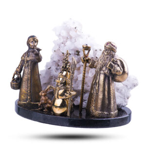 Композиция «С Новым годом» Камень кварц