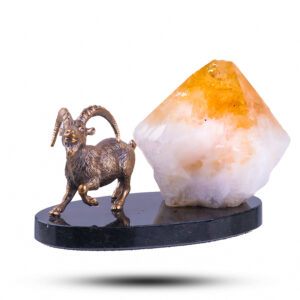 Композиция из камня и бронзы «Козел»