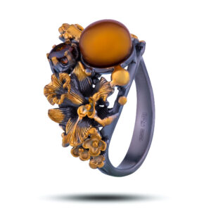 Кольцо «Флоранс», жемчуг, фианит, размер 18