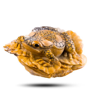 Фигура «Лягушка» Камень ангидрит