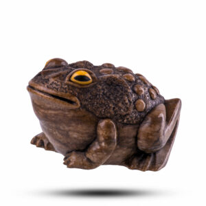 Фигурка из камня «Жаба» Камень кальцит