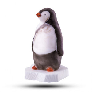 Фигурка из камня «Пингвин» Камень ангидрит