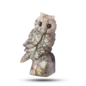 Фигурка «Сова», камень лабрадор, 60 мм