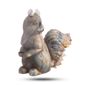 Фигурка «Белка», камень лабрадор, 45 мм