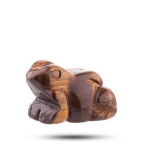 Фигурка «Лягушка», камень тигровый глаз, 20 мм