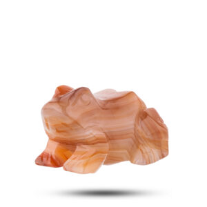 Статуэтка из камня «Лягушка» Камень сердолик