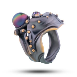 Кольцо «Винтаж», жемчуг, фианит, размер 17,5