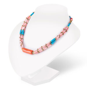 Ожерелье «Марракеш», коралл, бирюза