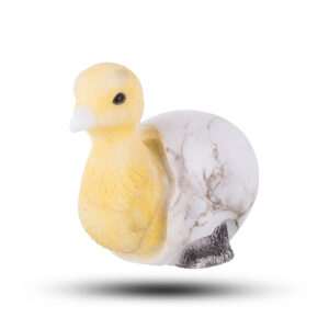 Фигурка из камня «Утенок» Камень ангидрит