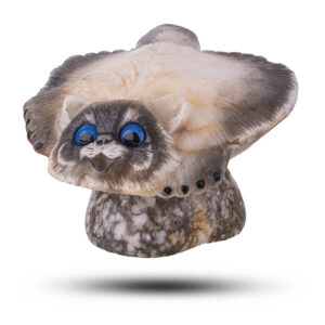 Фигурка из камня «Кот» Камень ангидрит