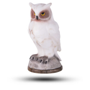 Фигурка «Сова», камни ангидрит, стеатит, 26 см