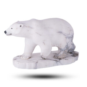 Статуэтка из камня «Медведь» Камень ангидрит