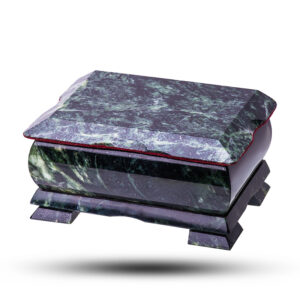 Ларец из природного камня змеевик