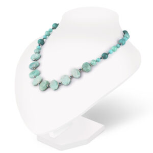 Колье «Мелисса», камни амазонит, бирюза, 43 см