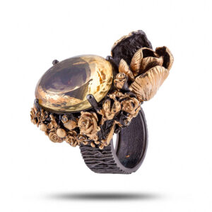 Кольцо «Талисман богатства», камень цитрин, размер 18