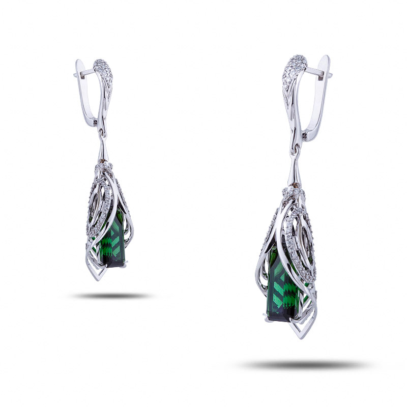 серьги с бриллиантами