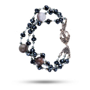 Браслет из агата, фурнитура