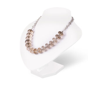 Колье «Ассоль» из камня чайный топаз, 45-50 см