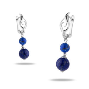 Серьги «Нона», камень лазурит