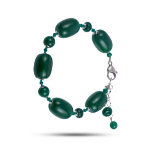 Браслет «Маджента», камень хризопраз, 18 см