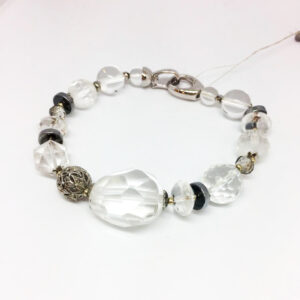 Браслет из горного хрусталя «Льдинка»