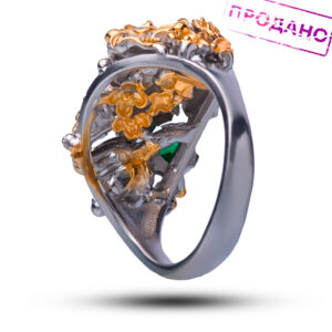 Кольцо «Для любимой» натуральный камень фианит