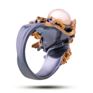 Кольцо «Колибри», жемчуг, размер 16,25